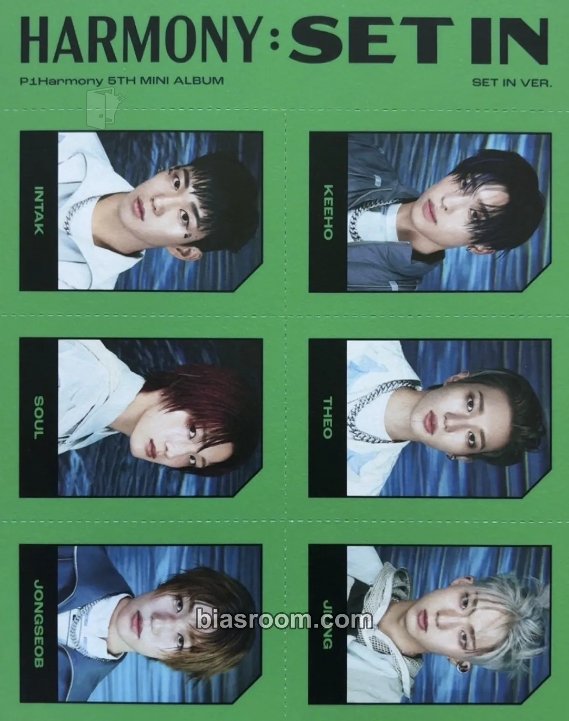 Harmony: Set In Photocard - P1Harmony - P1Harmony K-pop photocard