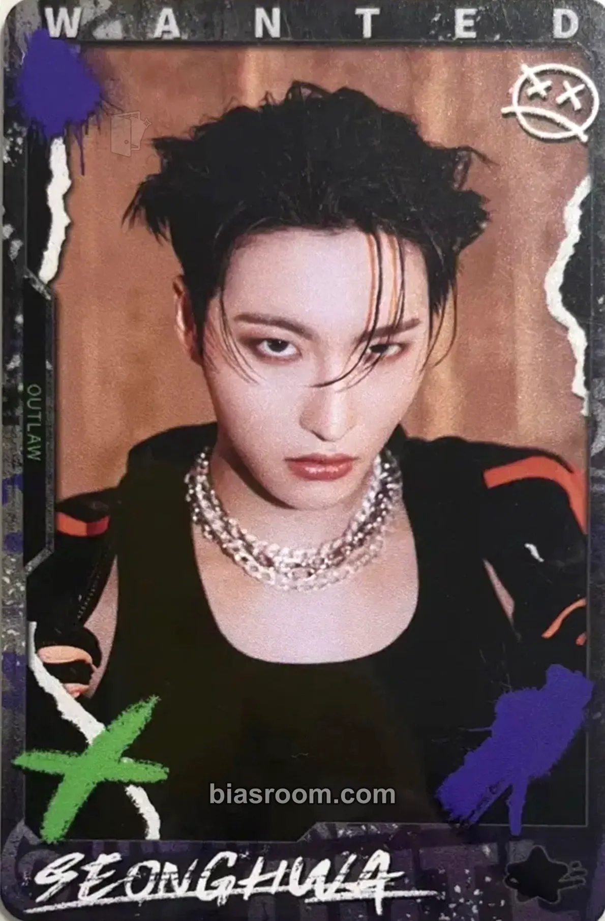 Seonghwa THE WORLD EP.2 : OUTLAW Photocard - ATEEZ - ATEEZ K-pop photocard