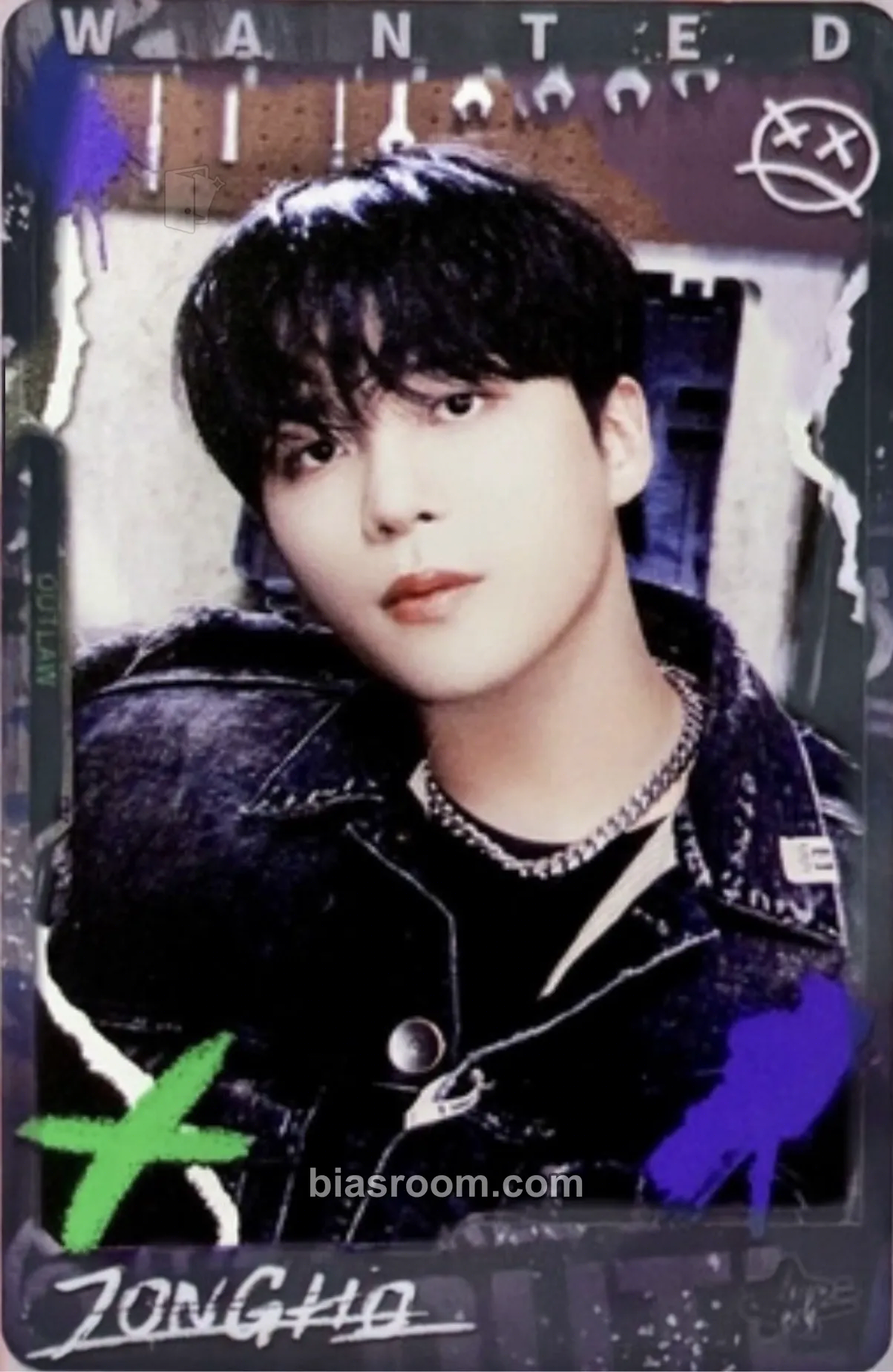 Jongho THE WORLD EP.2 : OUTLAW Photocard - ATEEZ - ATEEZ K-pop photocard