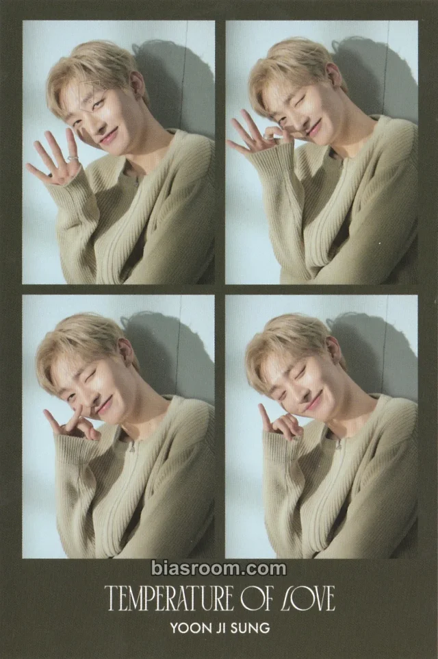 Yoon Jisung - Jisung - Temperature of Love Album 4 cut photo album inclusion