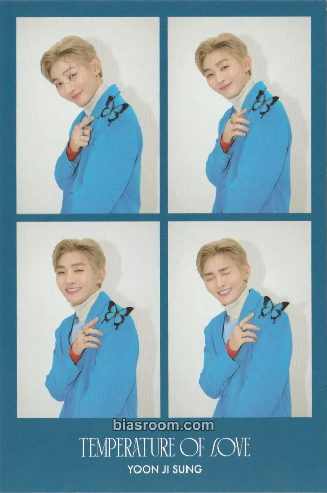 Yoon Jisung - Jisung - Temperature of Love Album 4 cut photo album inclusion