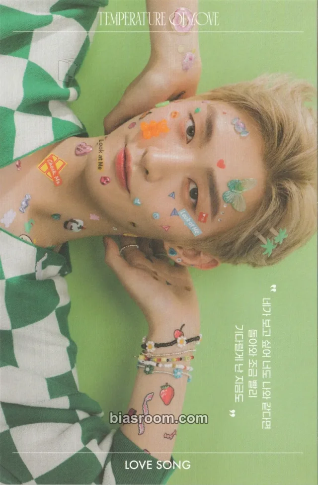 Yoon Jisung - Jisung - Temperature of Love Album postcard album inclusion