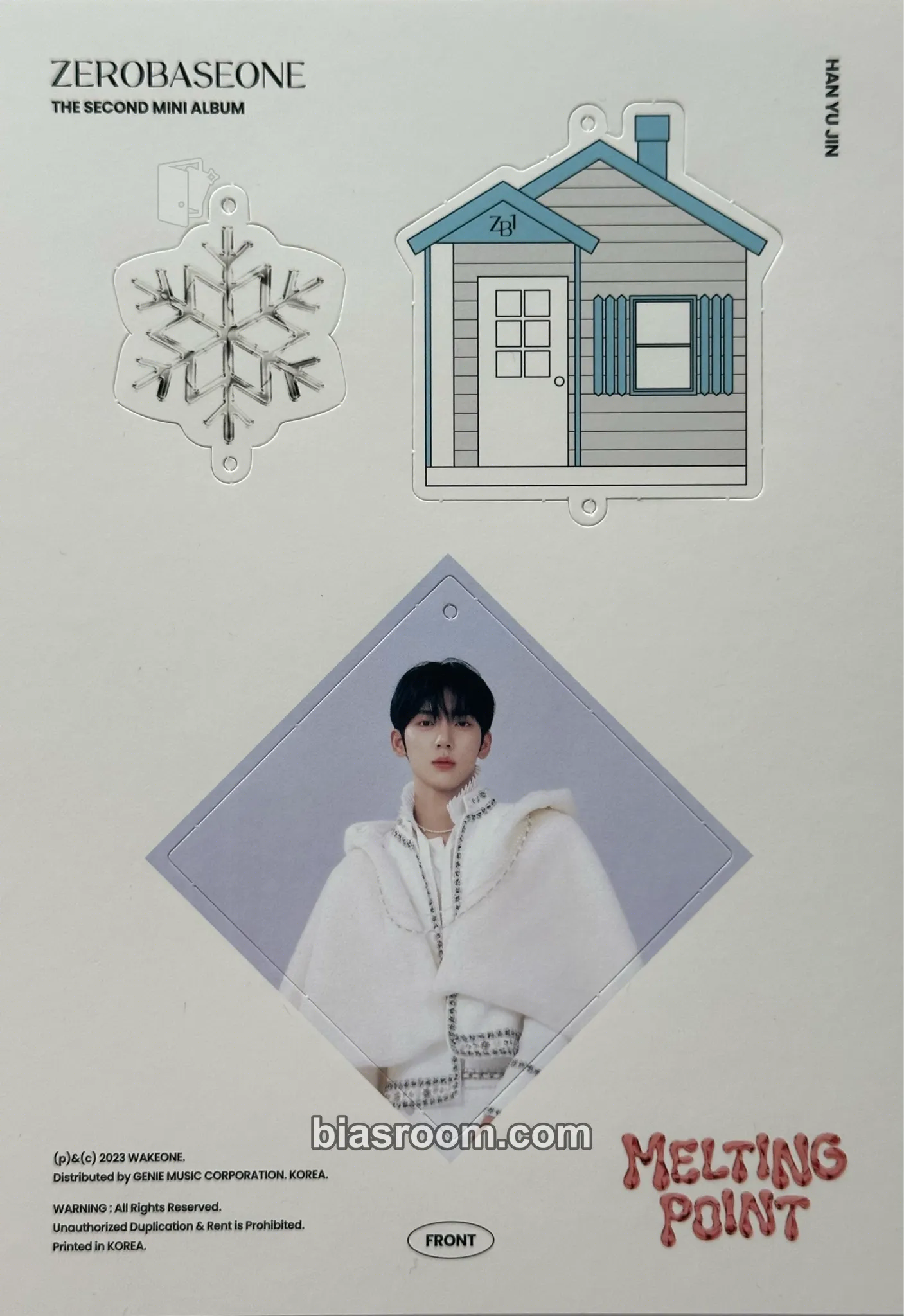 Yujin Melting Point Photocard - ZEROBASEONE - ZEROBASEONE K-pop photocard