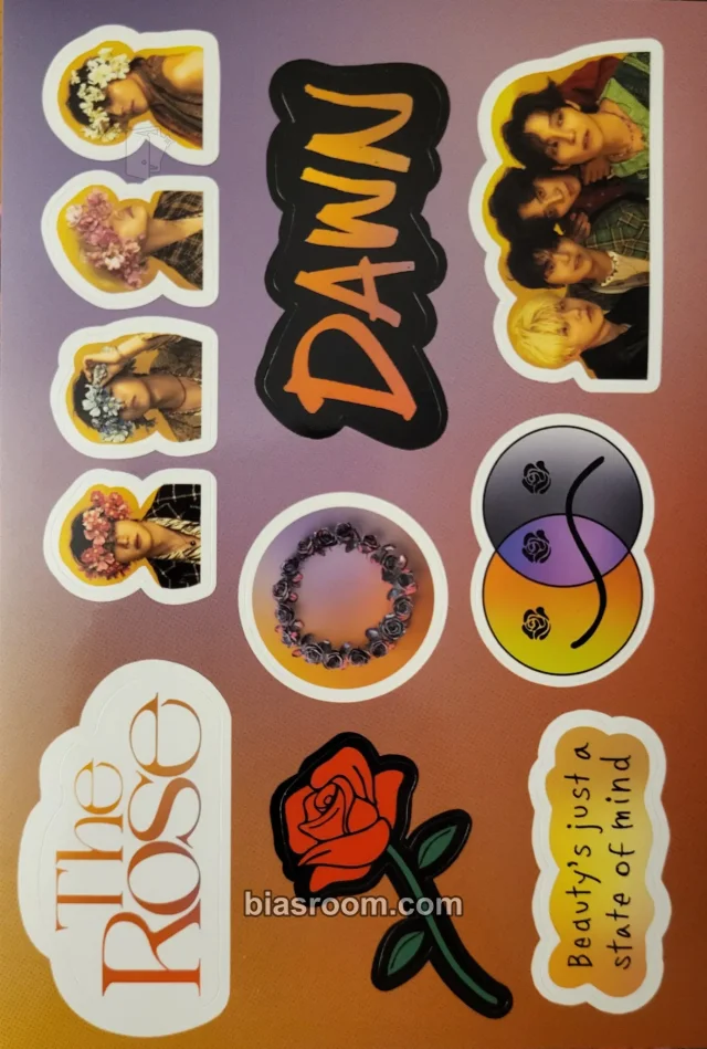The Rose - DUAL Album album inclusion sticker sheet