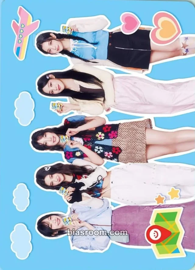 NewJeans - Other brand collaboration postcard