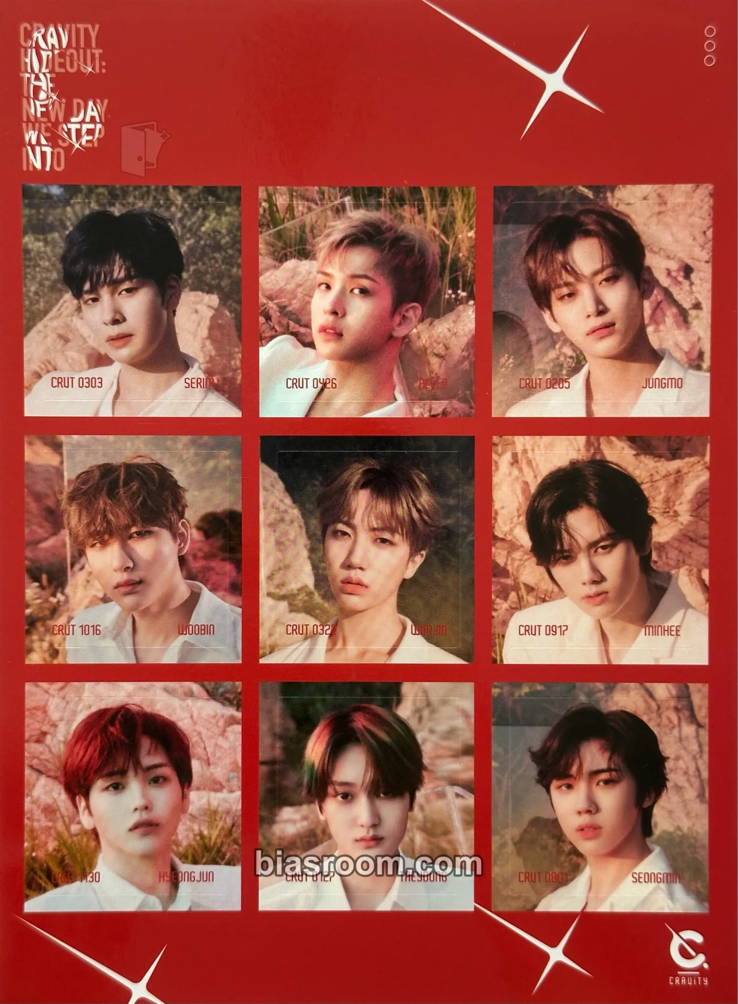 HIDEOUT: THE NEW DAY WE STEP INTO - SEASON 2 Photocard - CRAVITY - CRAVITY K-pop photocard