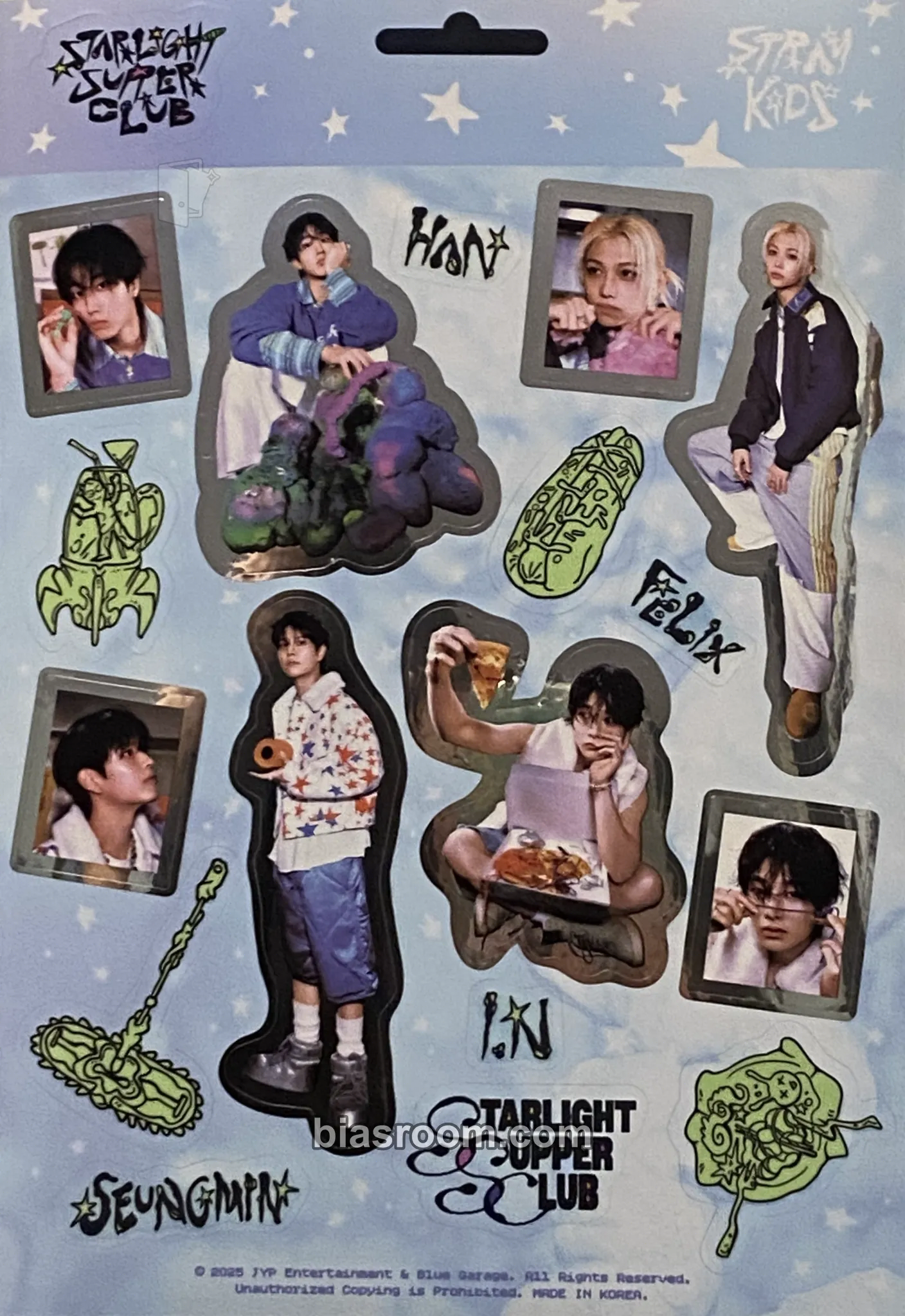 2026 Season's Greetings - Starlight Supper Club Photocard - Stray Kids - Stray Kids K-pop photocard