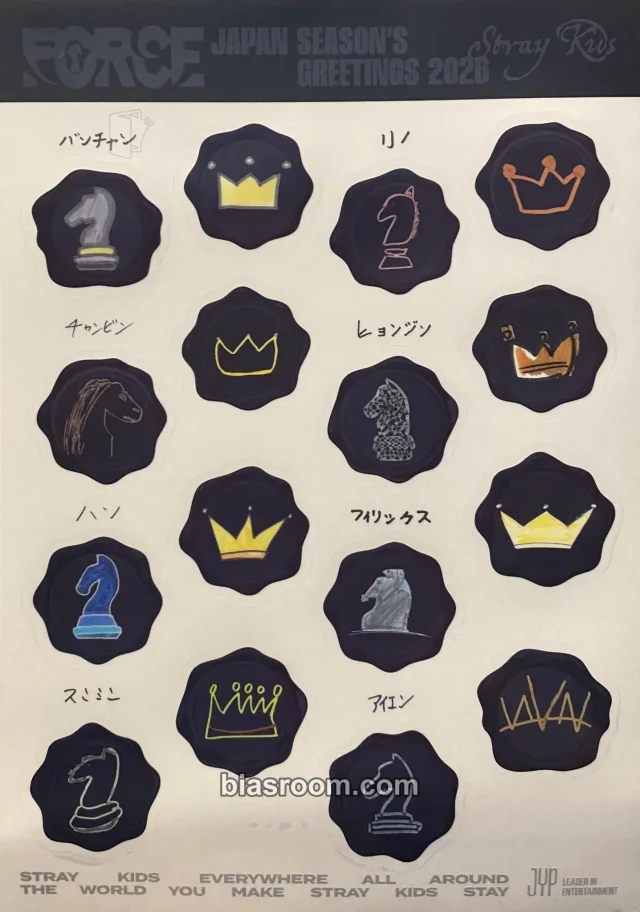 Stray Kids - Other sticker sheet kit inclusion