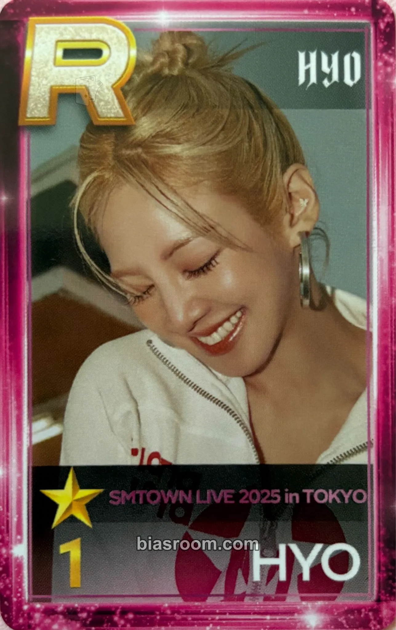 Hyoyeon SMTOWN LIVE 2025 Photocard - Girls' Generation - Girls' Generation K-pop photocard
