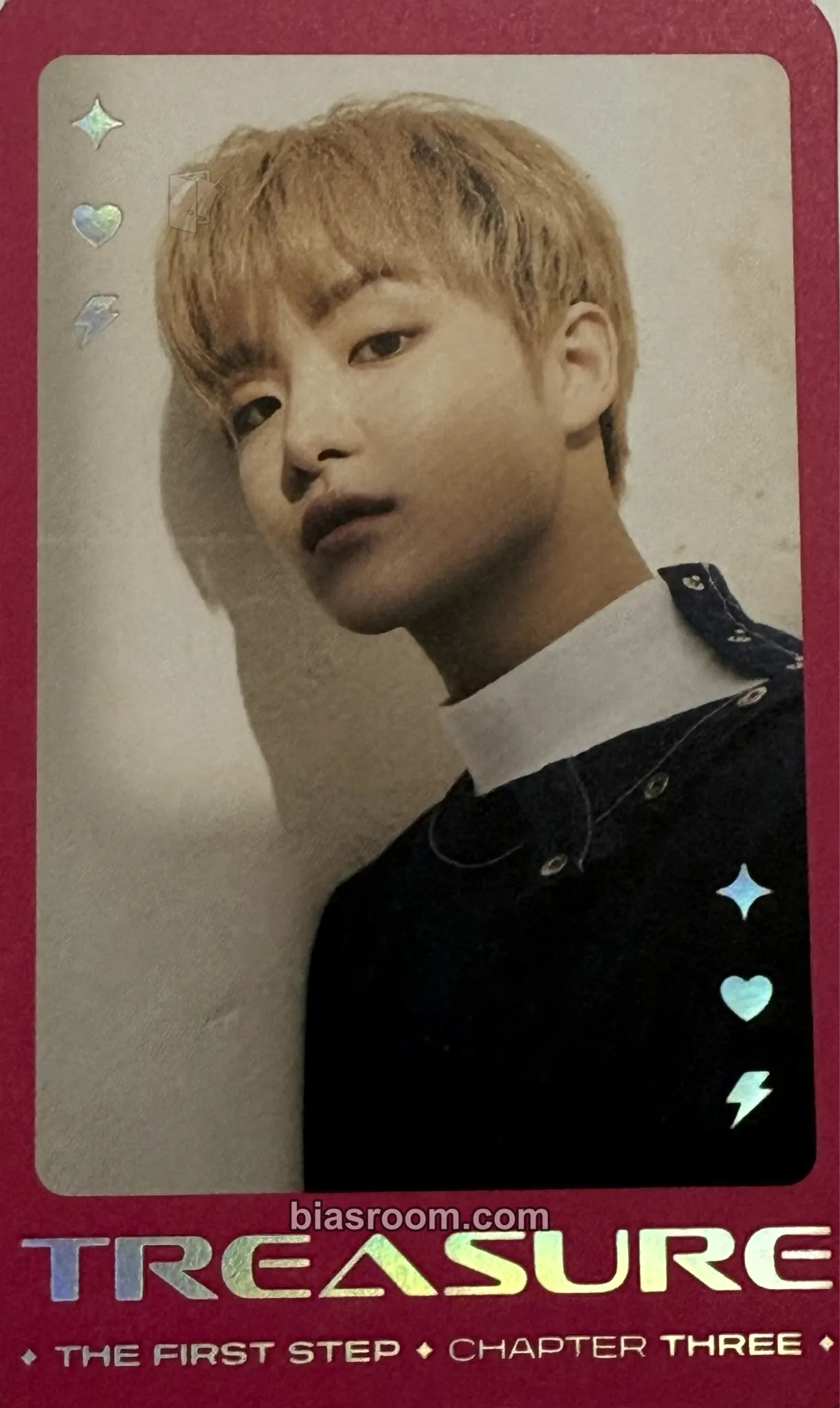 Jihoon THE FIRST STEP: CHAPTER THREE Photocard - TREASURE - TREASURE K-pop photocard