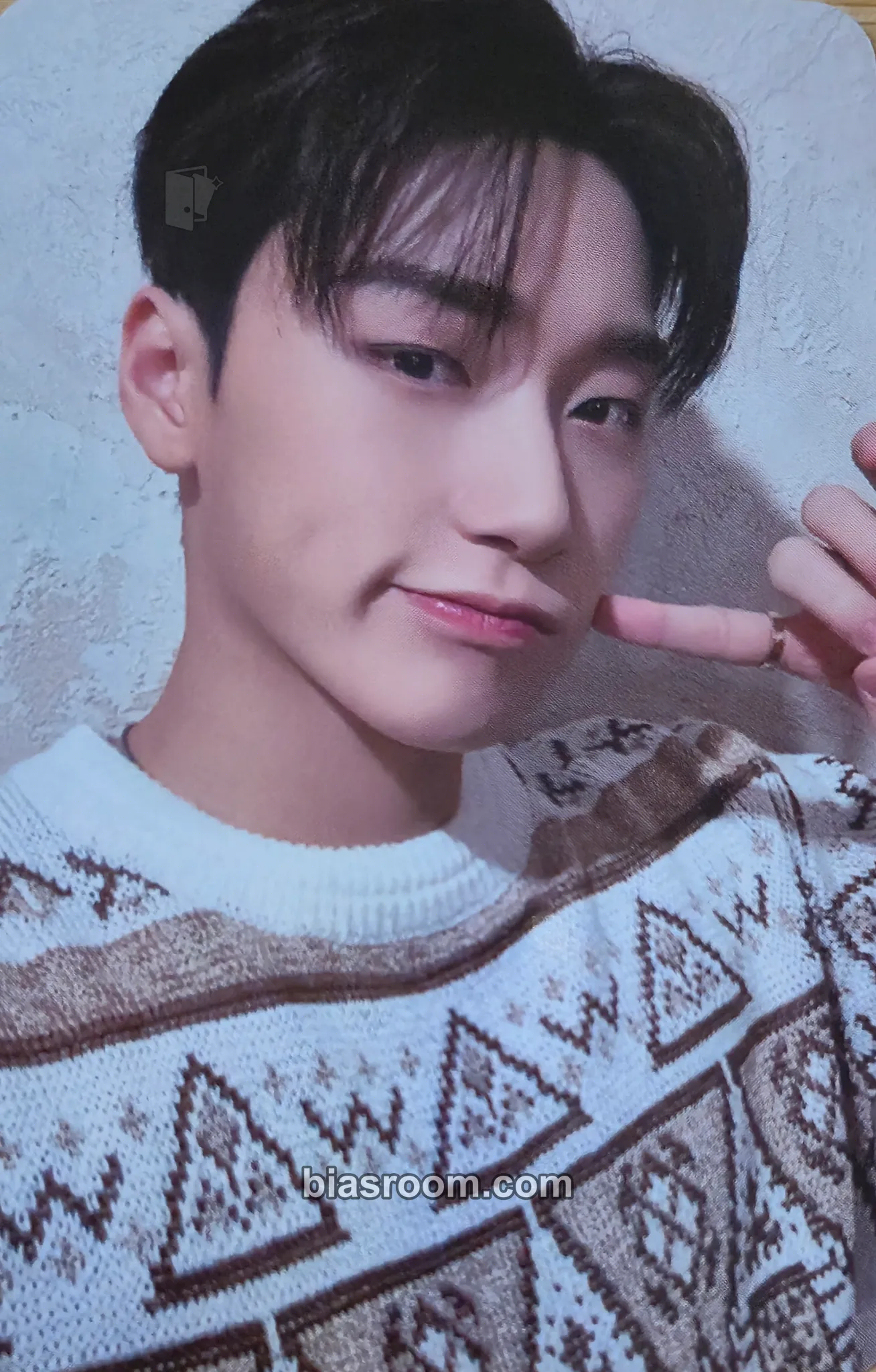 San THE WORLD EP.FIN : WILL Photocard - ATEEZ - ATEEZ K-pop photocard