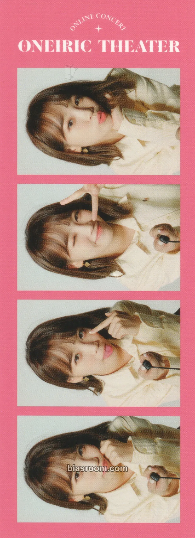 Kim Chaewon ONEIRIC THEATER - BLU-RAY Version Photocard - IZ*ONE - IZ*ONE K-pop photocard
