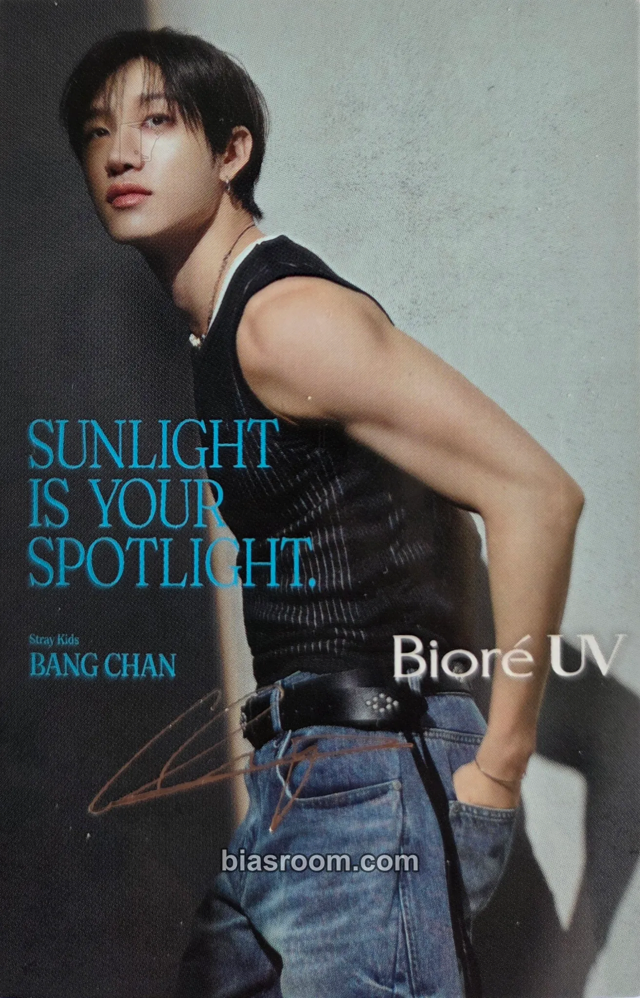 Bang Chan Biore UV x Stray Kids Photocard - Stray Kids - Stray Kids K-pop photocard