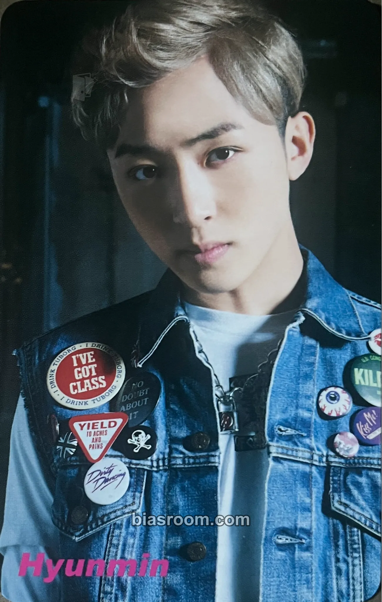 Hyunmin Jumping Photocard - The Boss - The Boss K-pop photocard