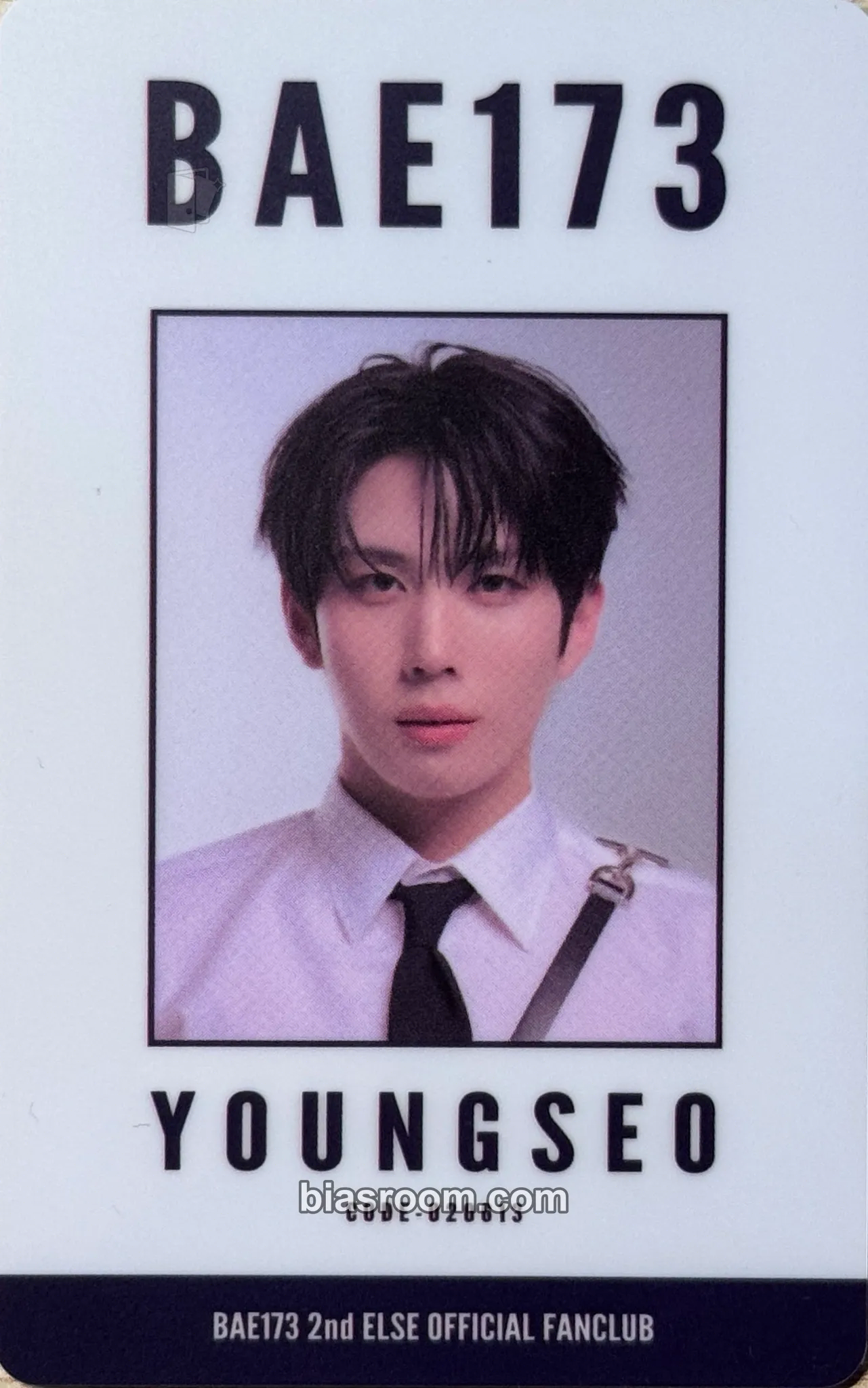 Youngseo 2nd Official Fanclub Photocard - BAE173 - BAE173 K-pop photocard