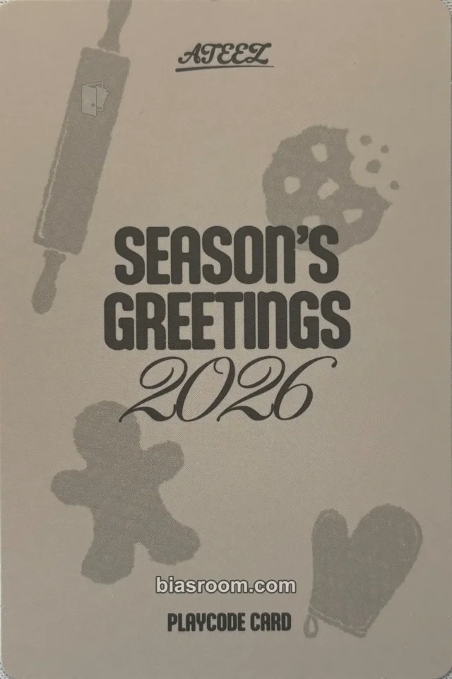 ATEEZ - Other season's greetings playcode card qr card