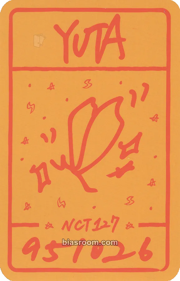 Yuta 6th anniversary Photocard - NCT 127 - NCT 127 K-pop photocard