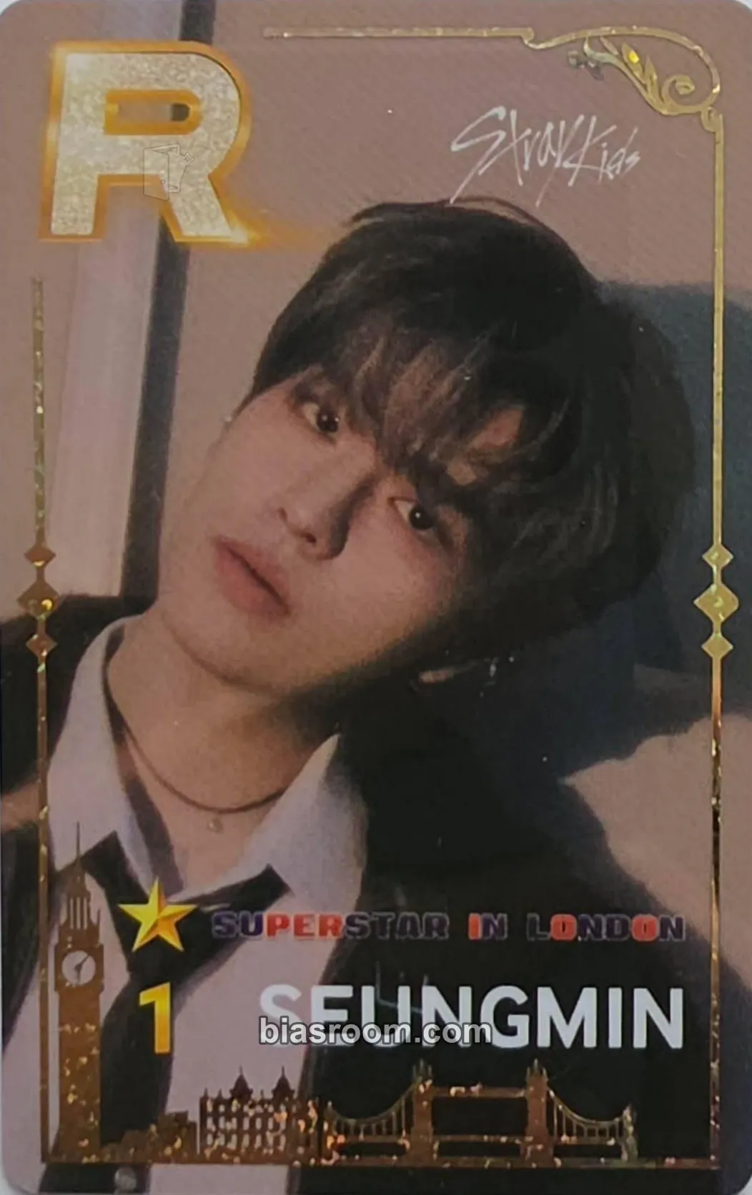 Seungmin SuperStar JYP (Pop-Ups Only) Photocard - Stray Kids - Stray Kids K-pop photocard