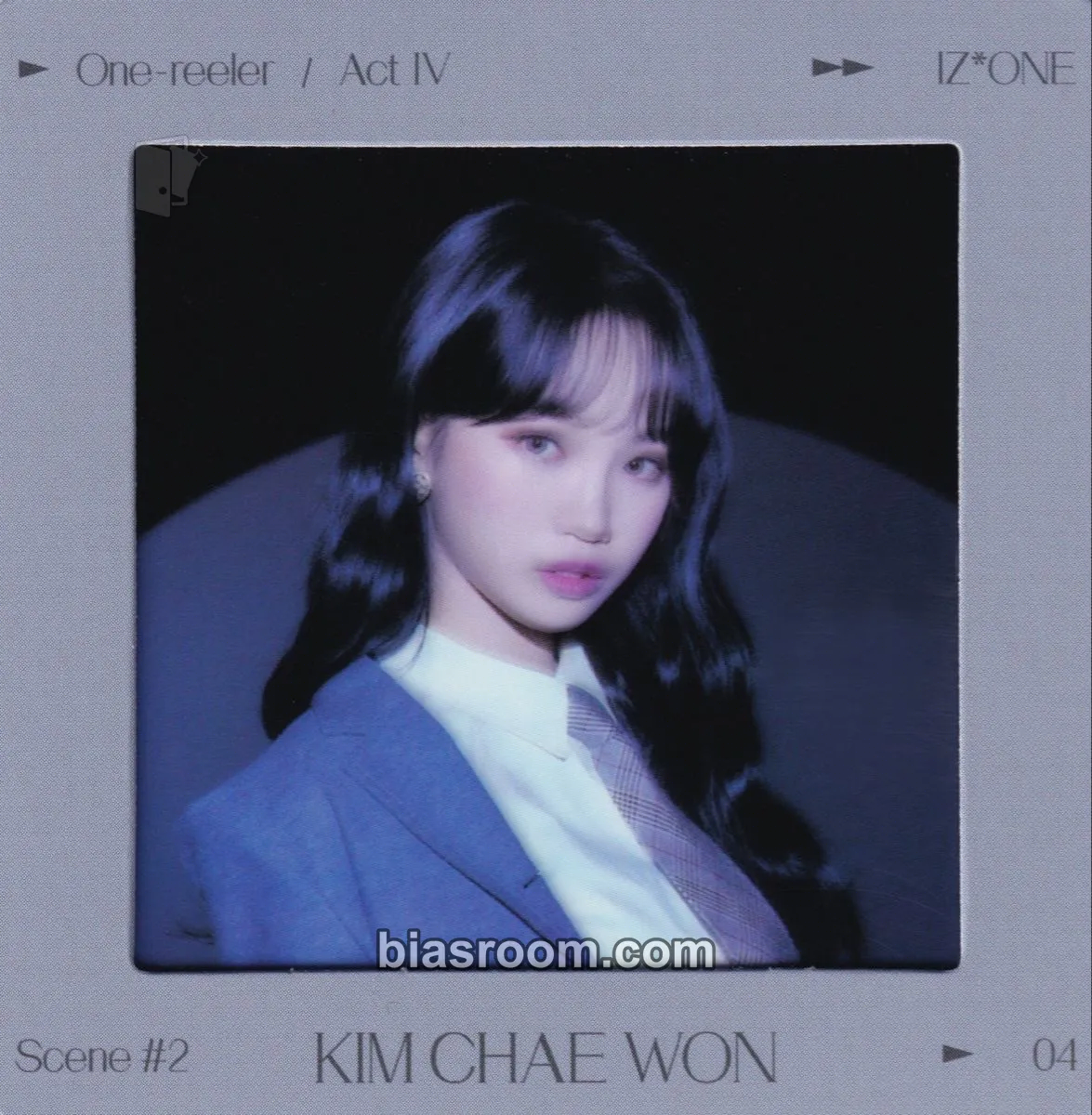 Kim Chaewon One-reeler / Act IV Photocard - IZ*ONE - IZ*ONE K-pop photocard