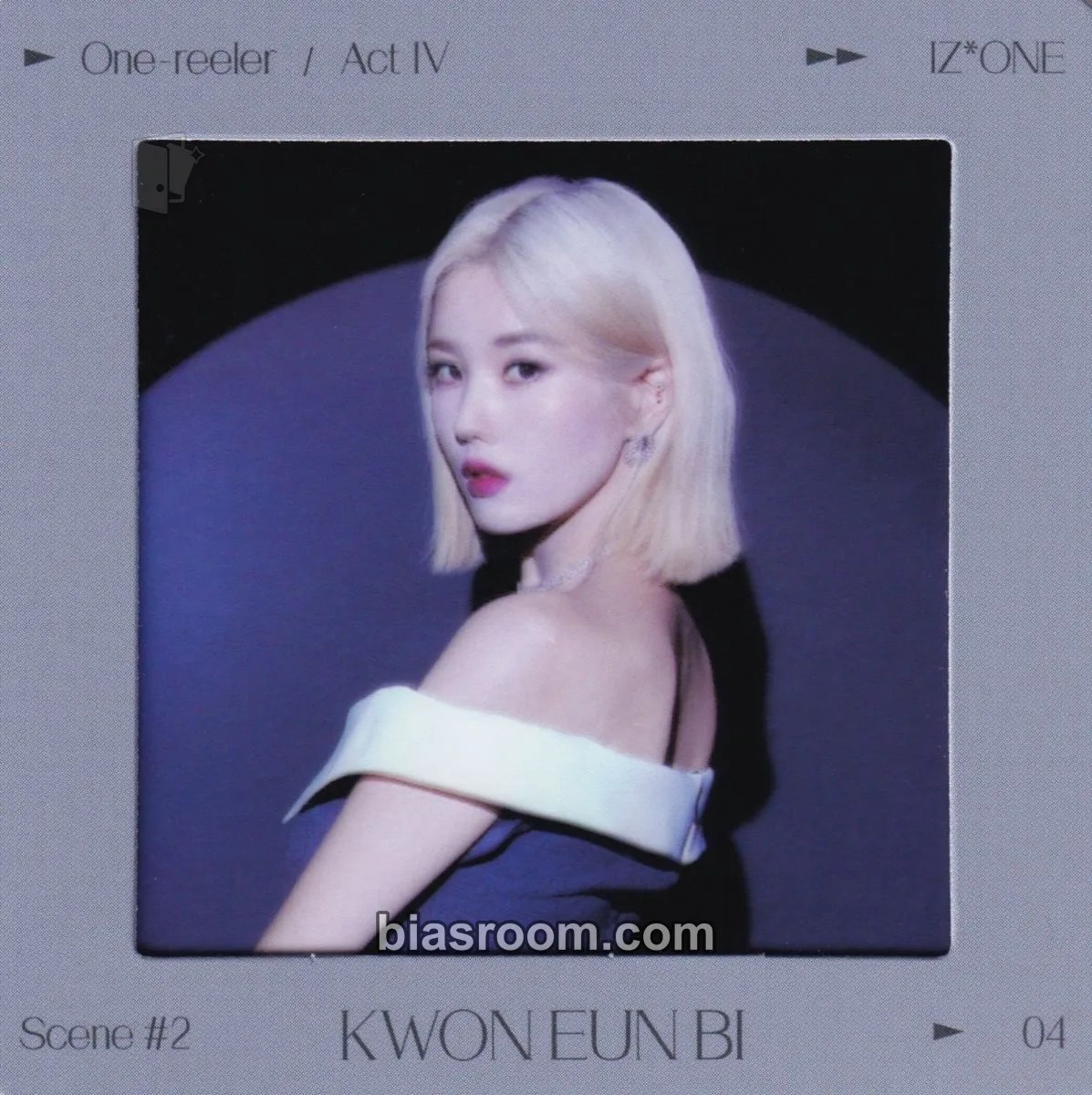 Kwon Eunbi One-reeler / Act IV Photocard - IZ*ONE - IZ*ONE K-pop photocard