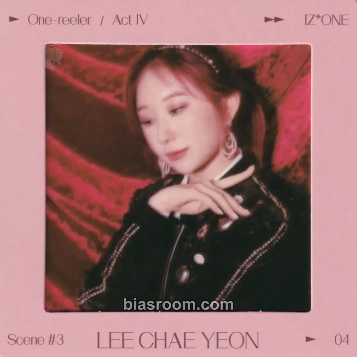 Lee Chaeyeon One-reeler / Act IV Photocard - IZ*ONE - IZ*ONE K-pop photocard