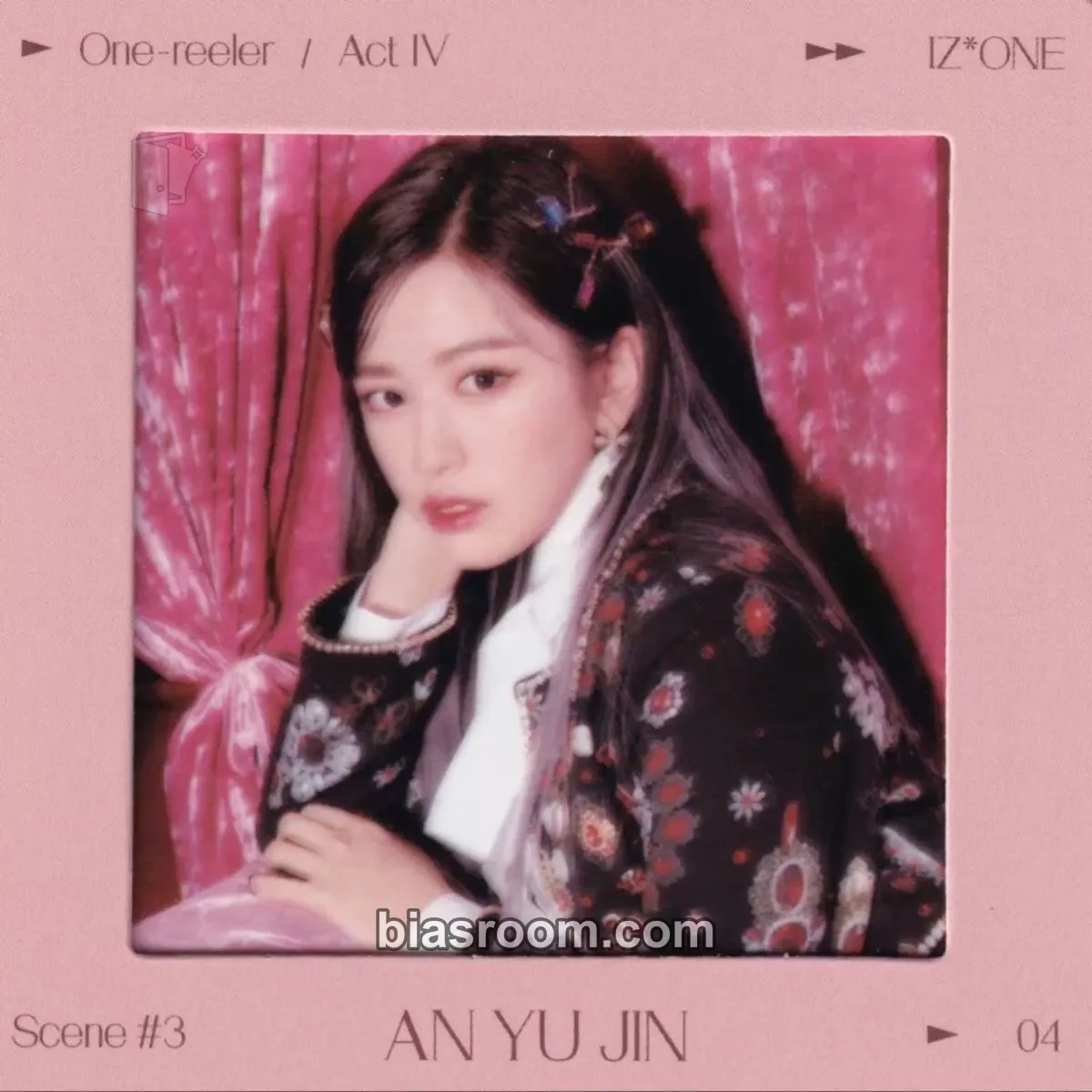 Yujin One-reeler / Act IV Photocard - IZ*ONE - IZ*ONE K-pop photocard