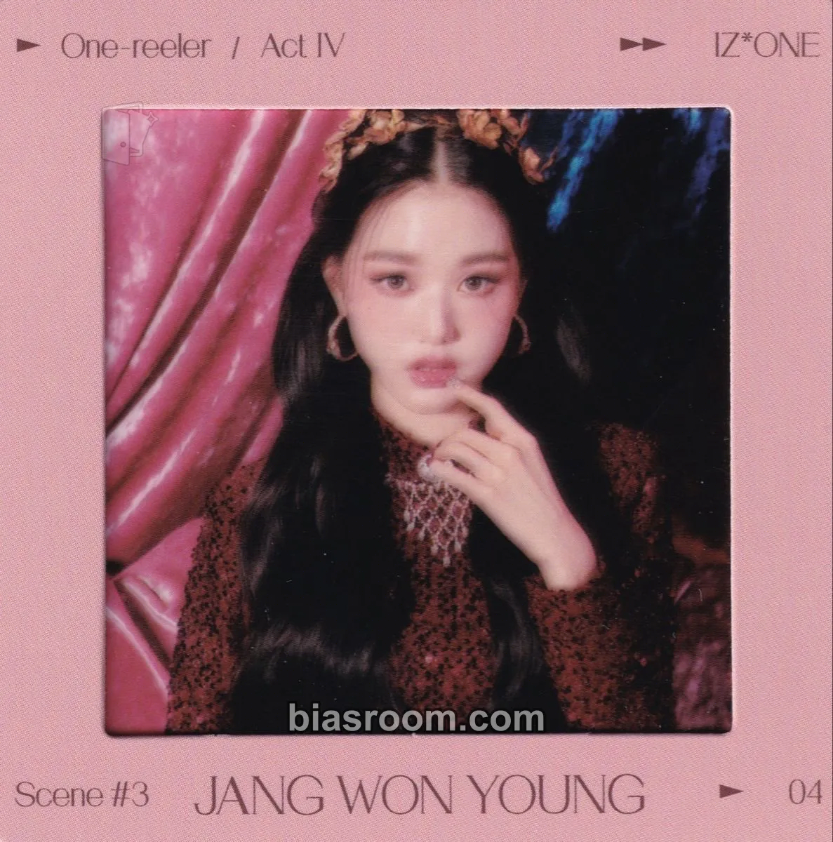 Wonyoung One-reeler / Act IV Photocard - IZ*ONE - IZ*ONE K-pop photocard