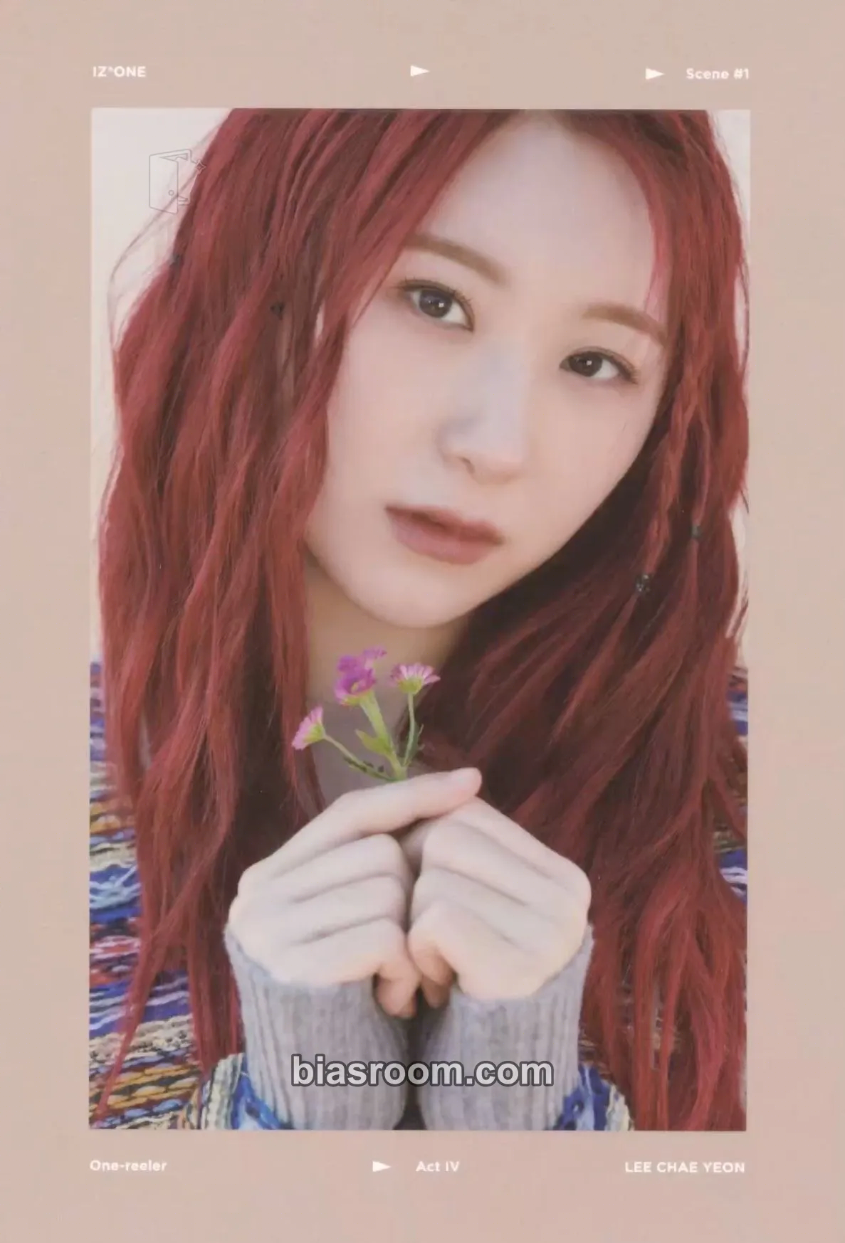 Lee Chaeyeon One-reeler / Act IV Photocard - IZ*ONE - IZ*ONE K-pop photocard