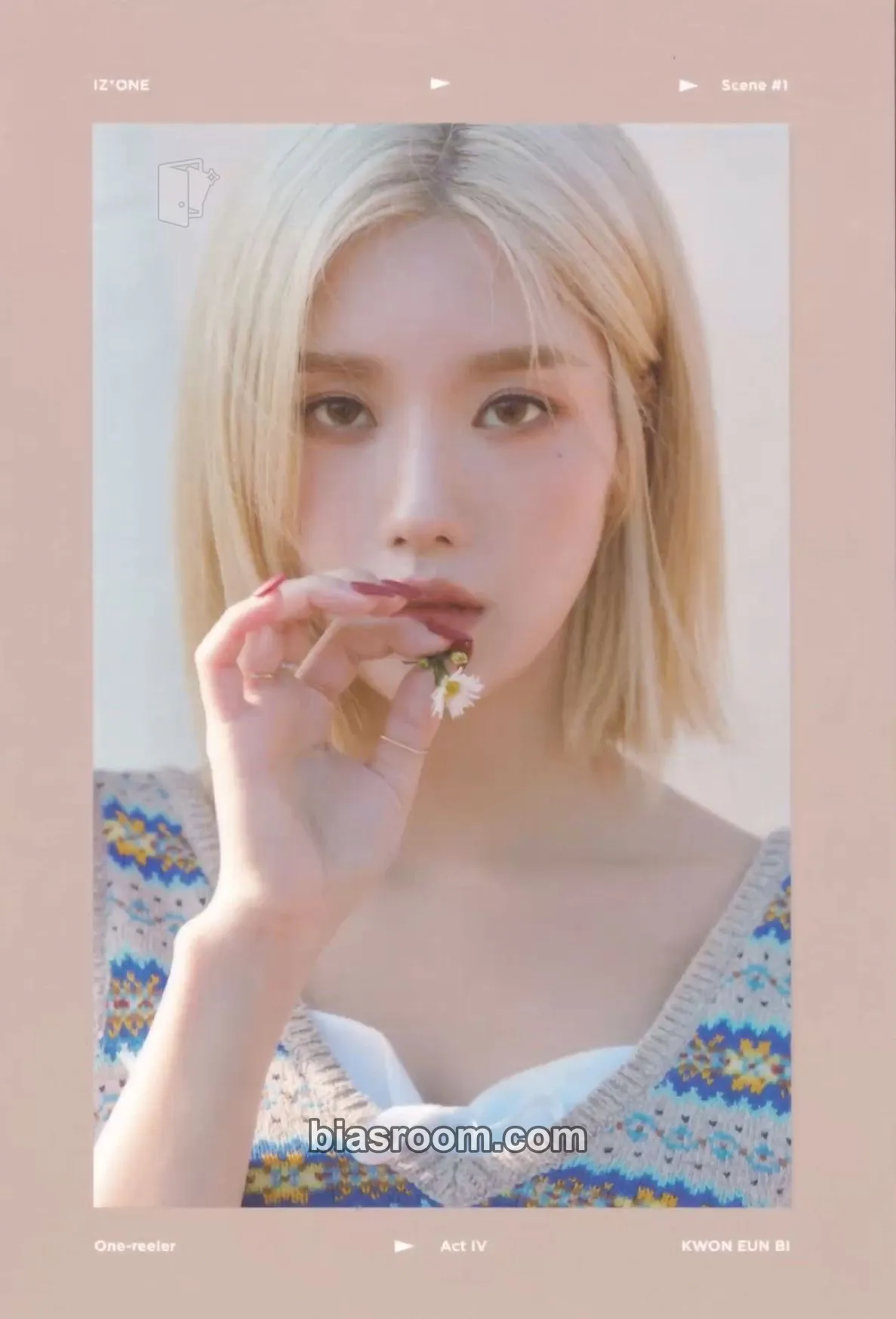 Kwon Eunbi One-reeler / Act IV Photocard - IZ*ONE - IZ*ONE K-pop photocard