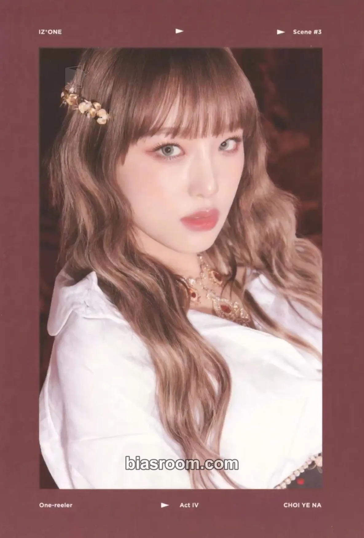 Yena One-reeler / Act IV Photocard - IZ*ONE - IZ*ONE K-pop photocard