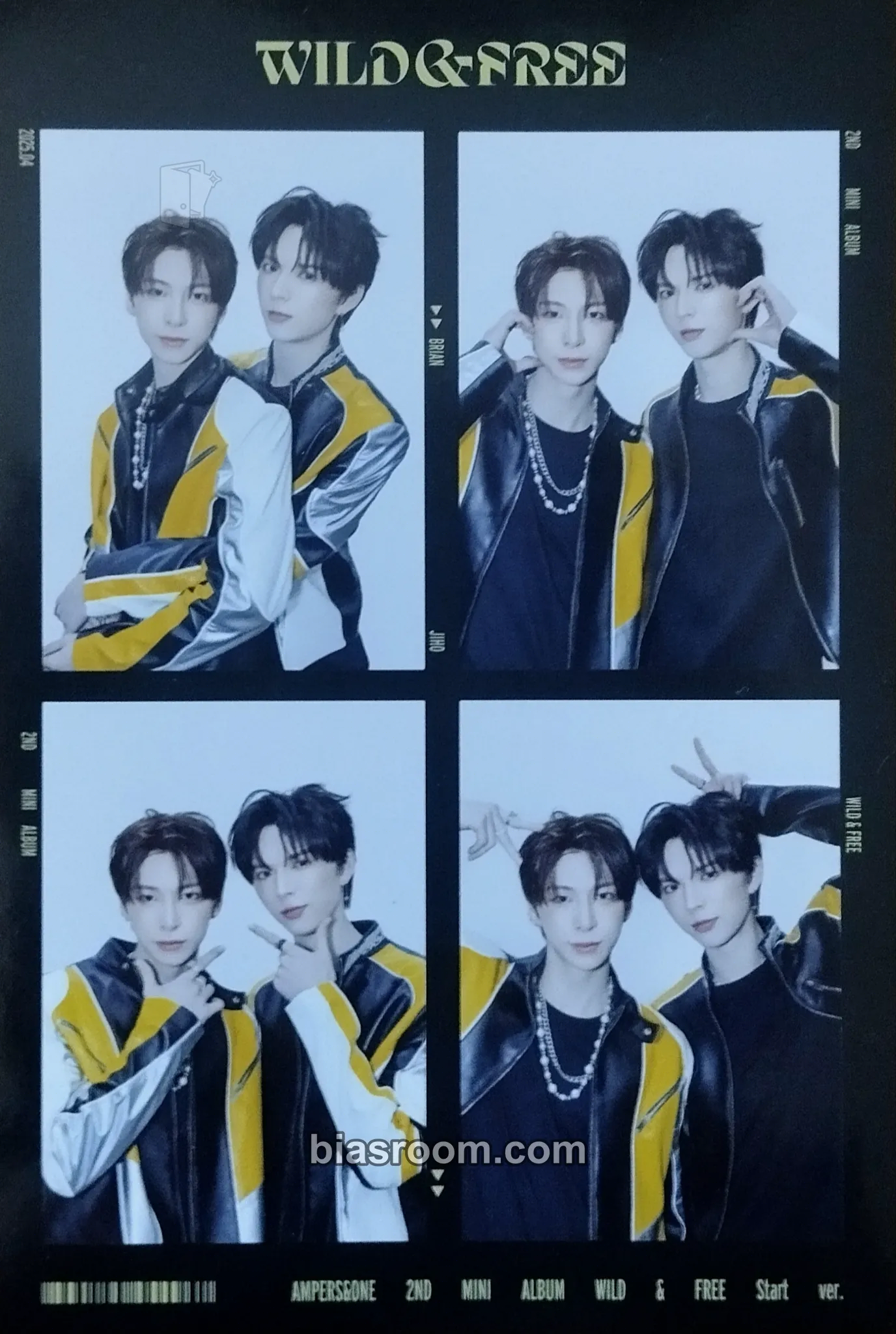WILD & FREE Photocard - AMPERS&ONE - AMPERS&ONE K-pop photocard