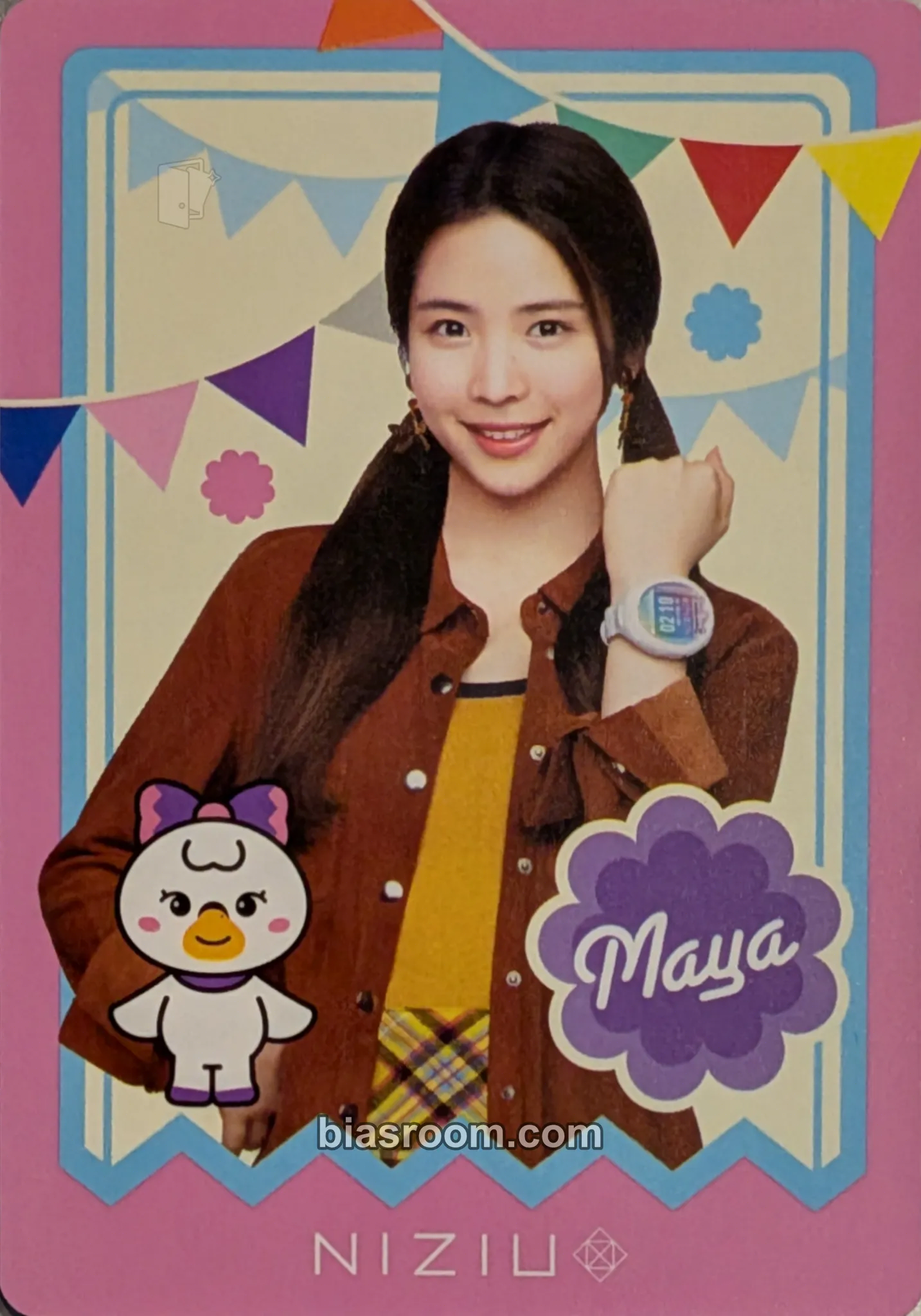Maya NiziU x Tamagotchi Smart Photocard - NiziU - NiziU K-pop photocard