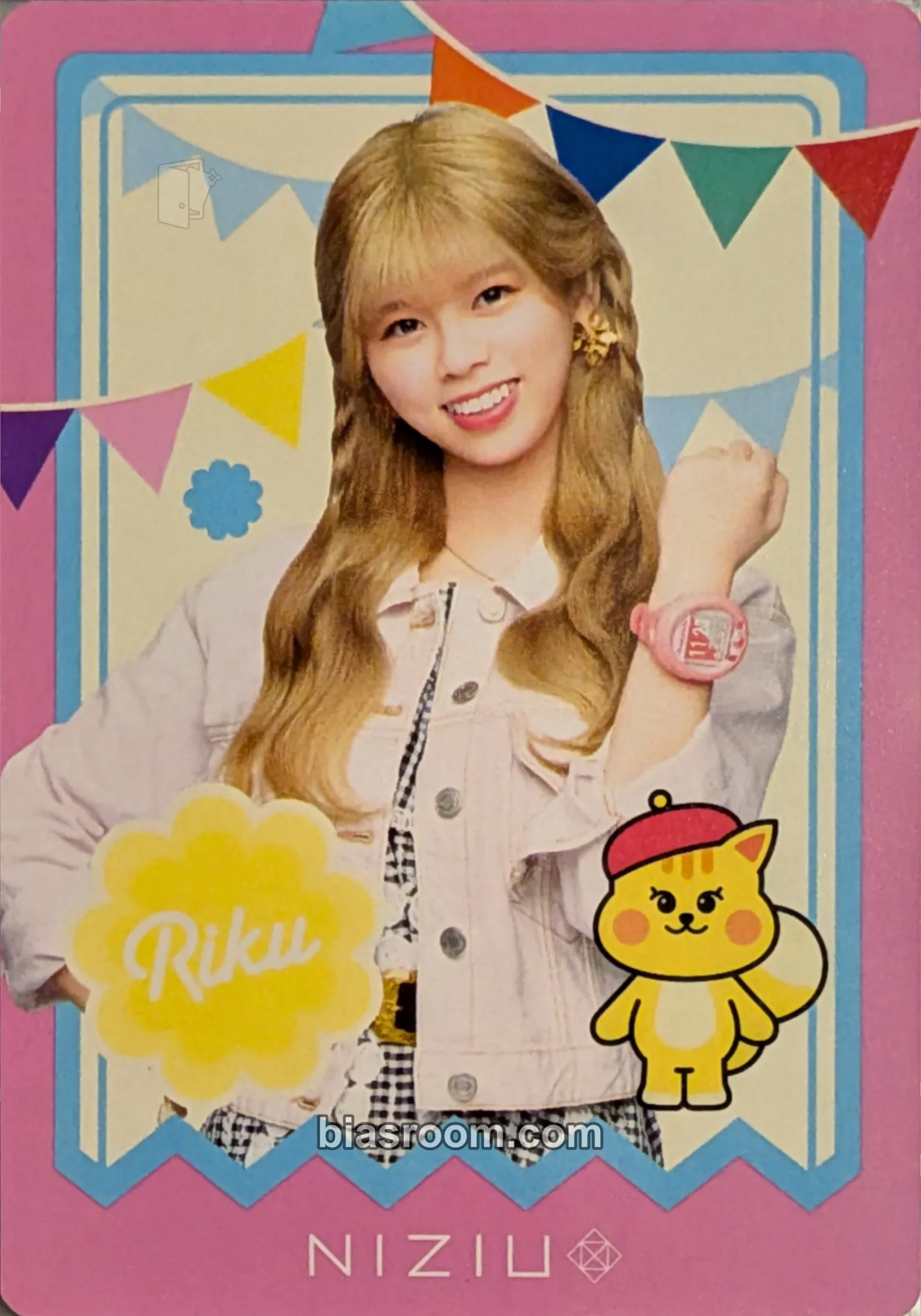 Riku NiziU x Tamagotchi Smart Photocard - NiziU - NiziU K-pop photocard
