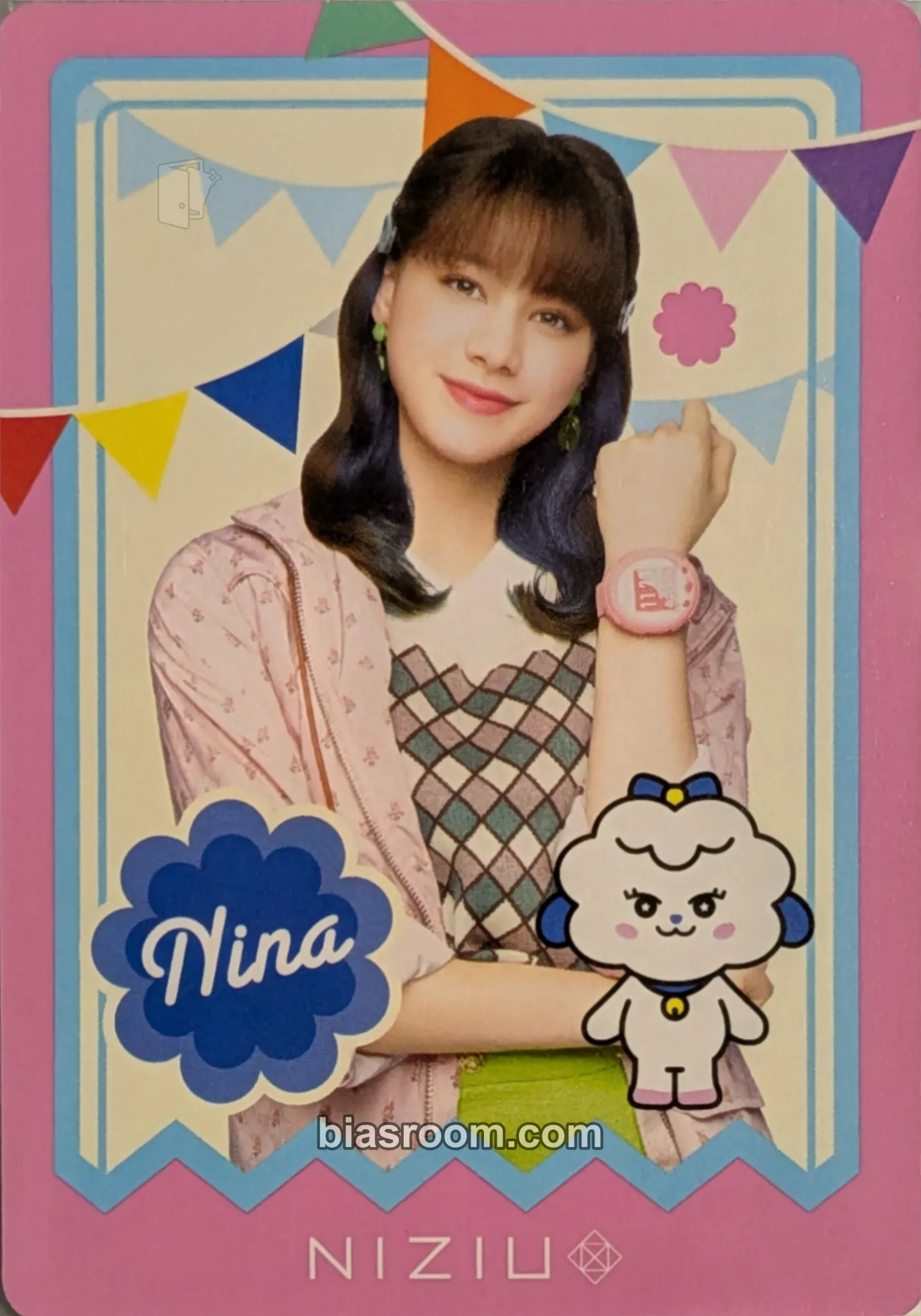 Nina NiziU x Tamagotchi Smart Photocard - NiziU - NiziU K-pop photocard