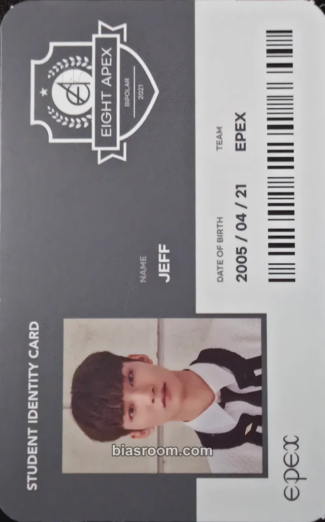 EPEX - Jeff - Bipolar Pt.2 : Prelude of Love Album album photocard