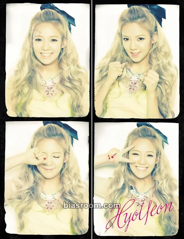 Girls' Generation - Hyoyeon - Love & Peace Album album photocard special event postcard