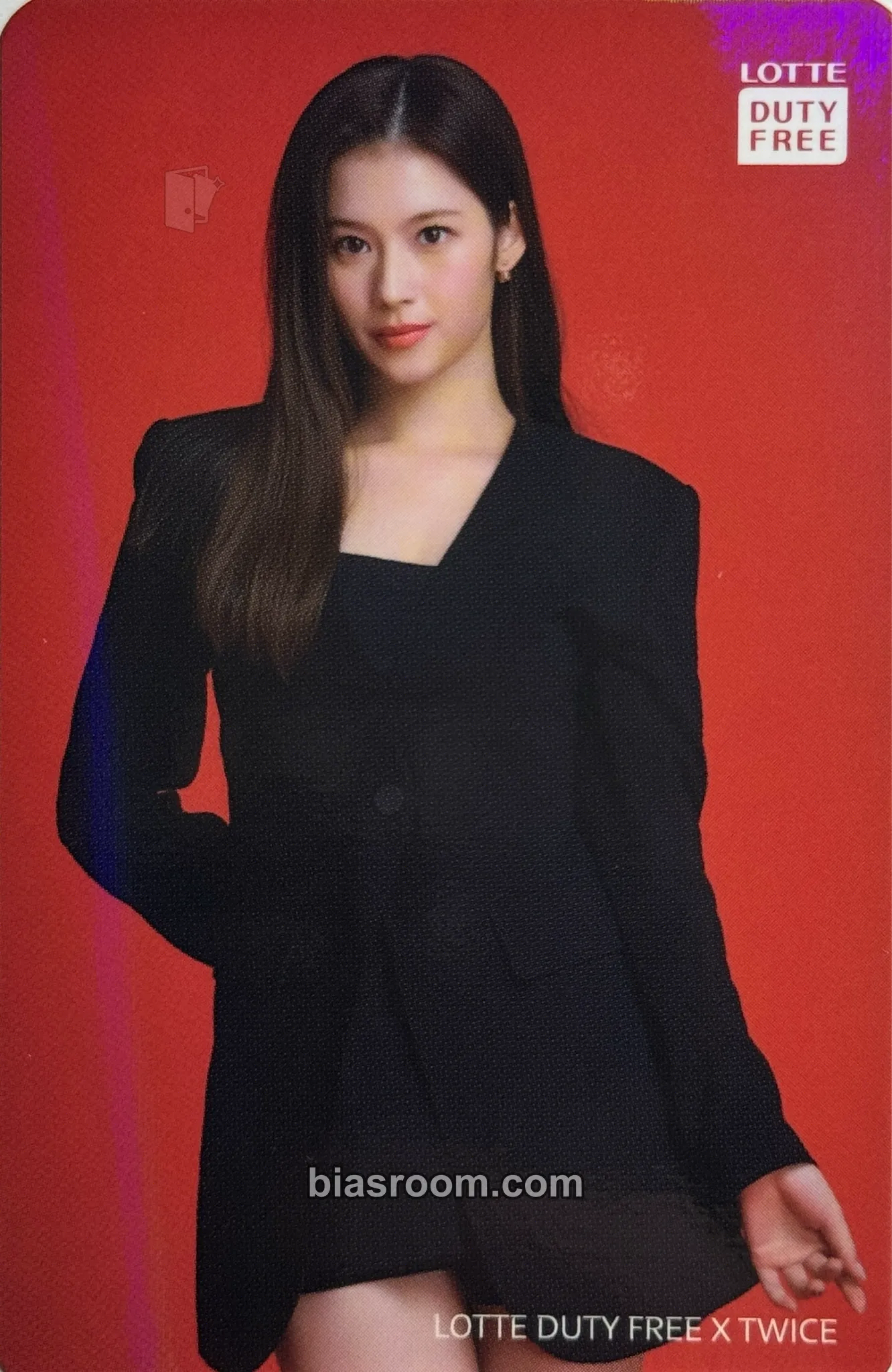 Sana TWICE x Lotte Duty Free Family Premier Photocard - TWICE - TWICE K-pop photocard