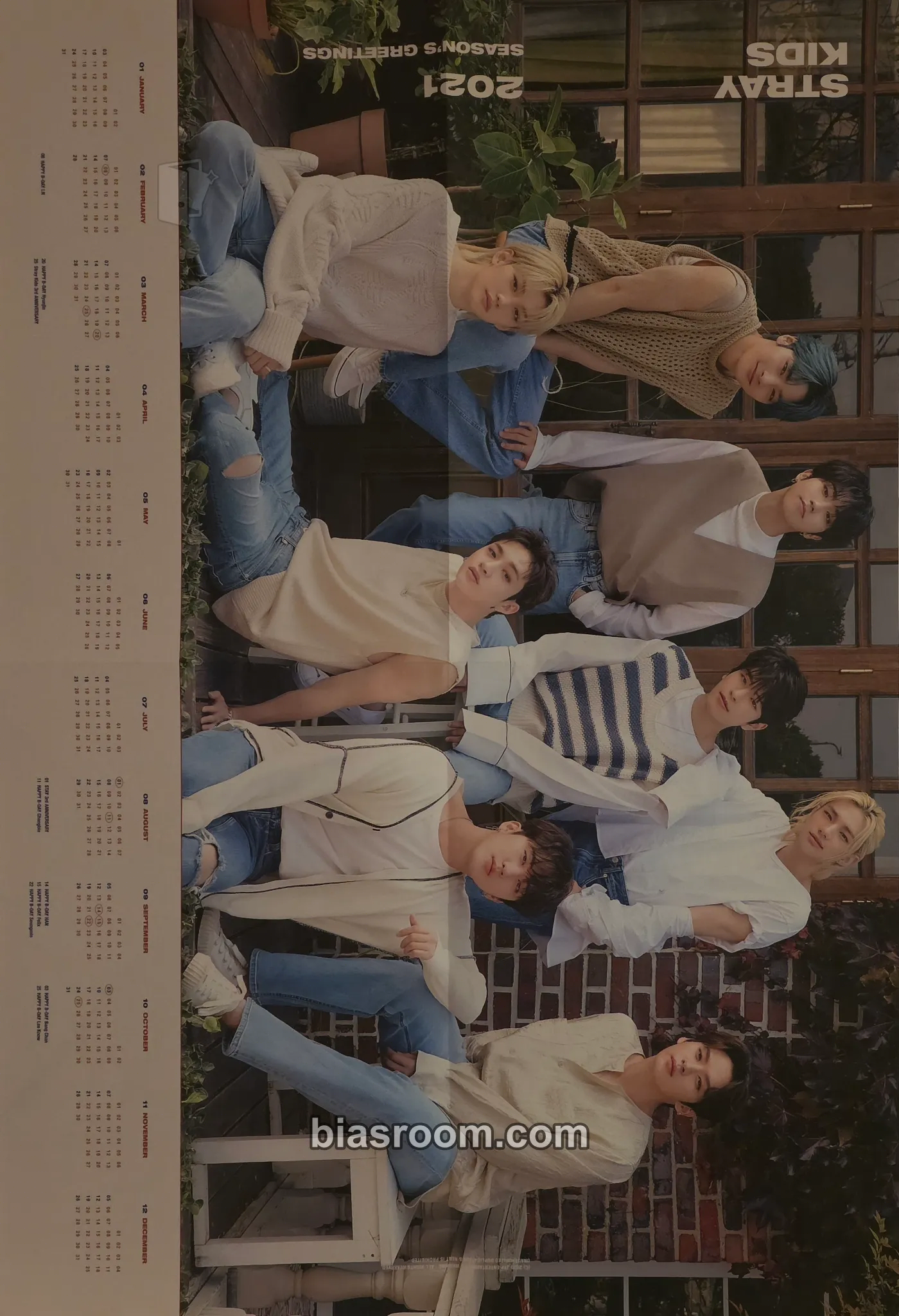 2021 Season's Greetings Photocard - Stray Kids - Stray Kids K-pop photocard