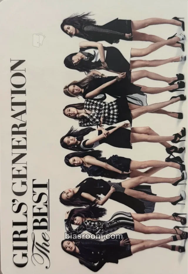 Girls' Generation - The Best Album album photocard photocard set