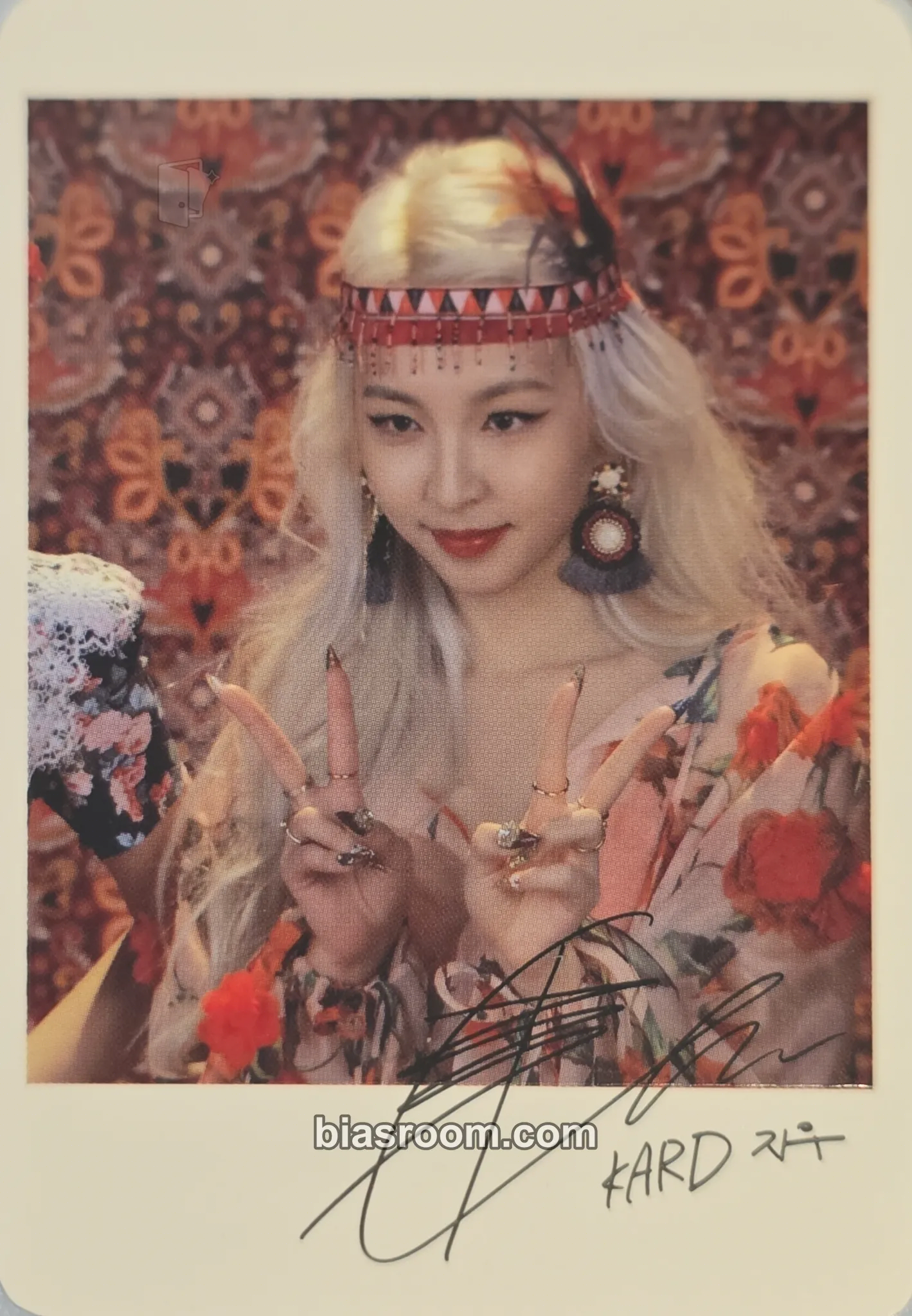 Jiwoo Hidden KARD 1st Fanship Photocard - KARD - KARD K-pop photocard