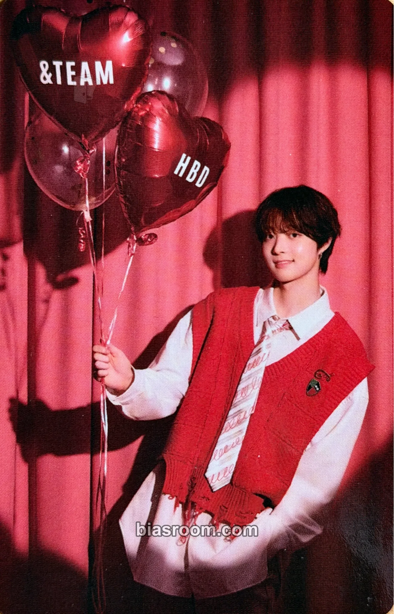 EJ &TEAM Birthday Merch Photocard - &TEAM - &TEAM K-pop photocard
