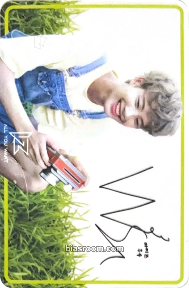 IZ - Woosu - All You Want Album clear file album photocard