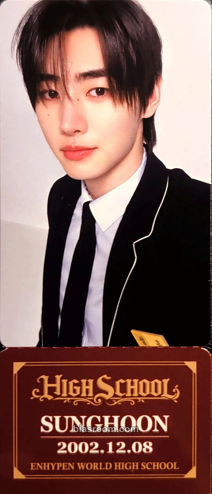 Sunghoon ENHYPEN WORLD COUPON CARD COLLECTION Photocard - ENHYPEN - ENHYPEN K-pop photocard