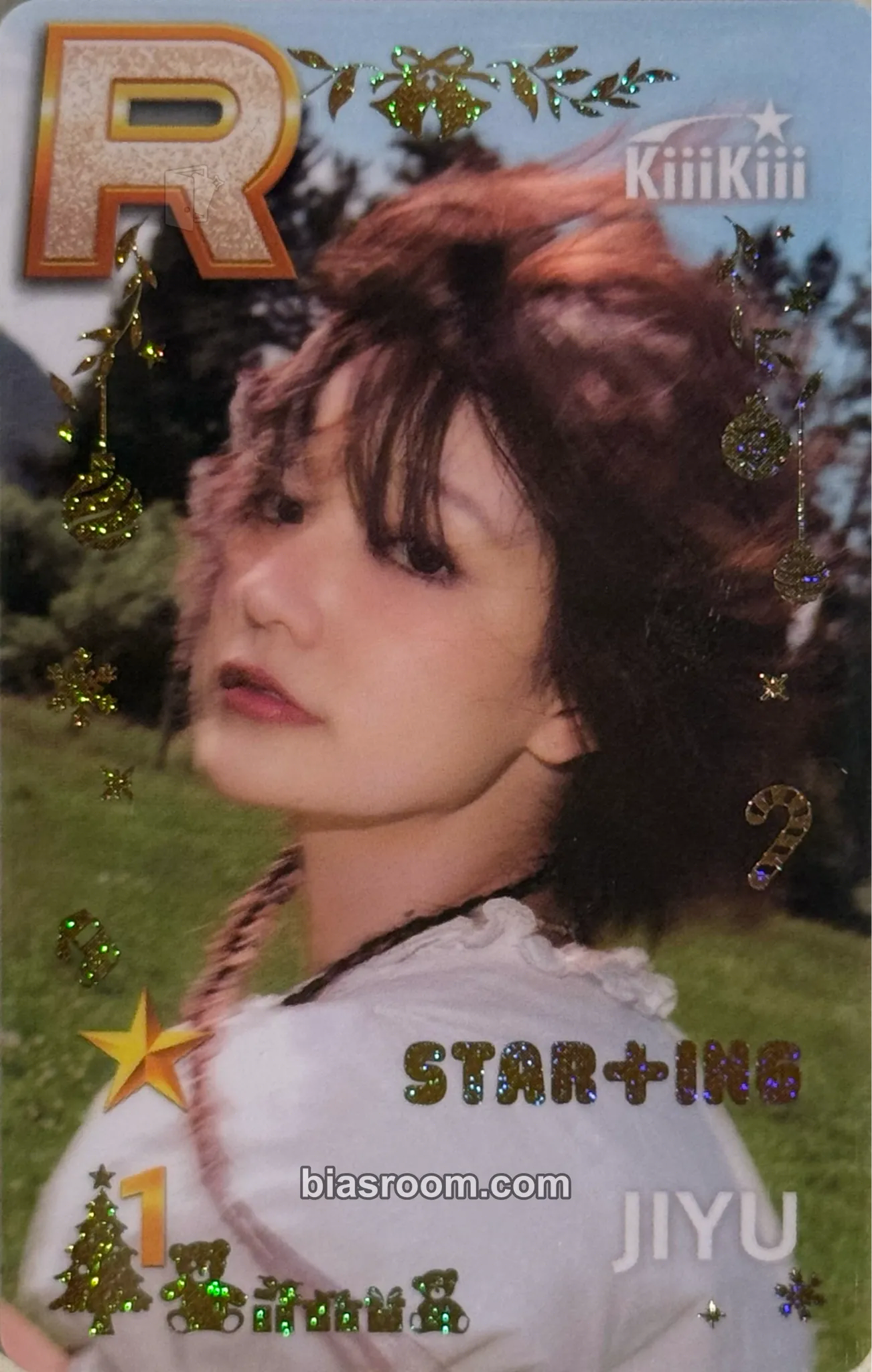 Jiyu Superstar Star+ing Winter Package Photocard - KiiiKiii - KiiiKiii K-pop photocard