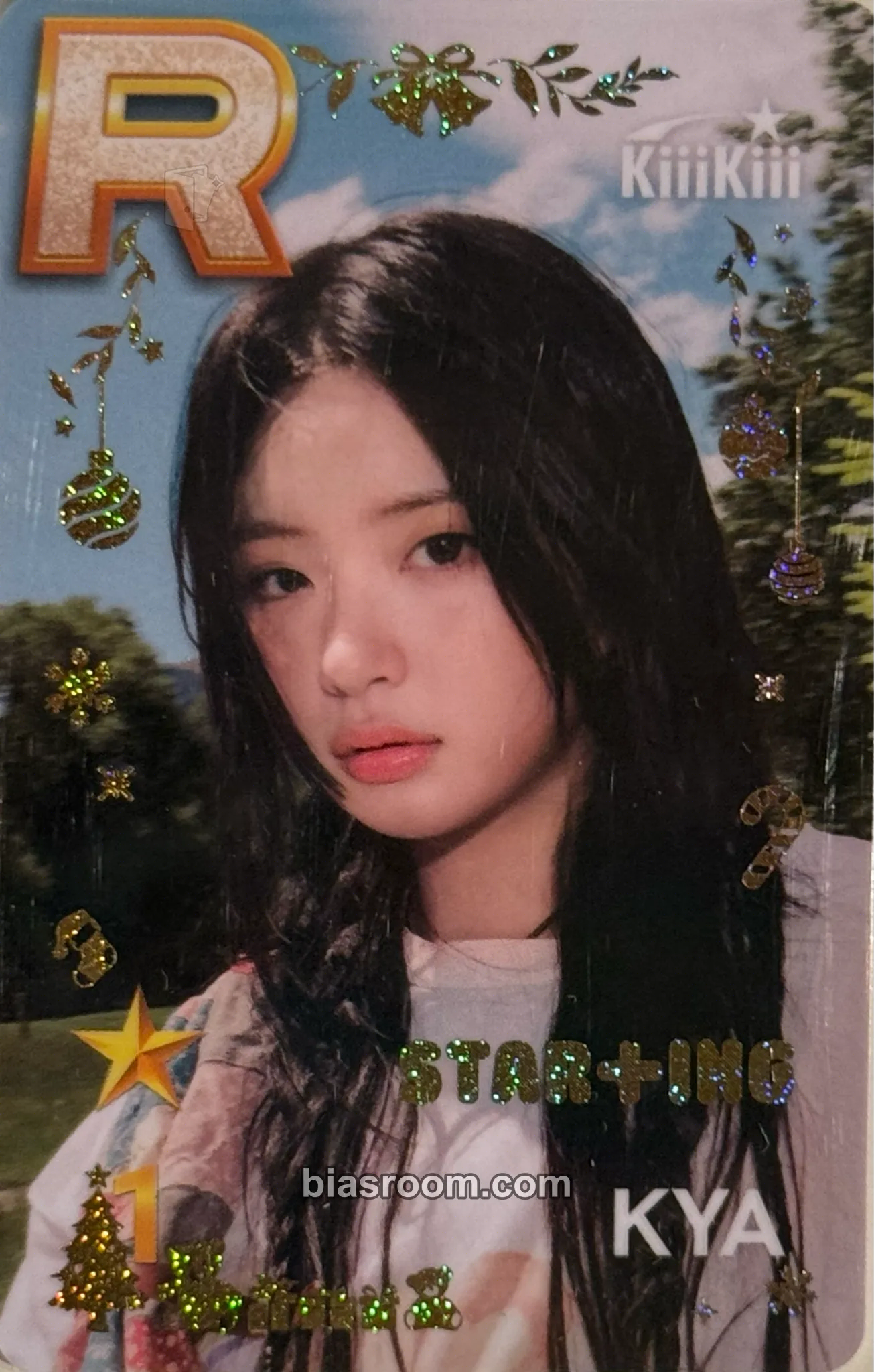 Kya Superstar Star+ing Winter Package Photocard - KiiiKiii - KiiiKiii K-pop photocard