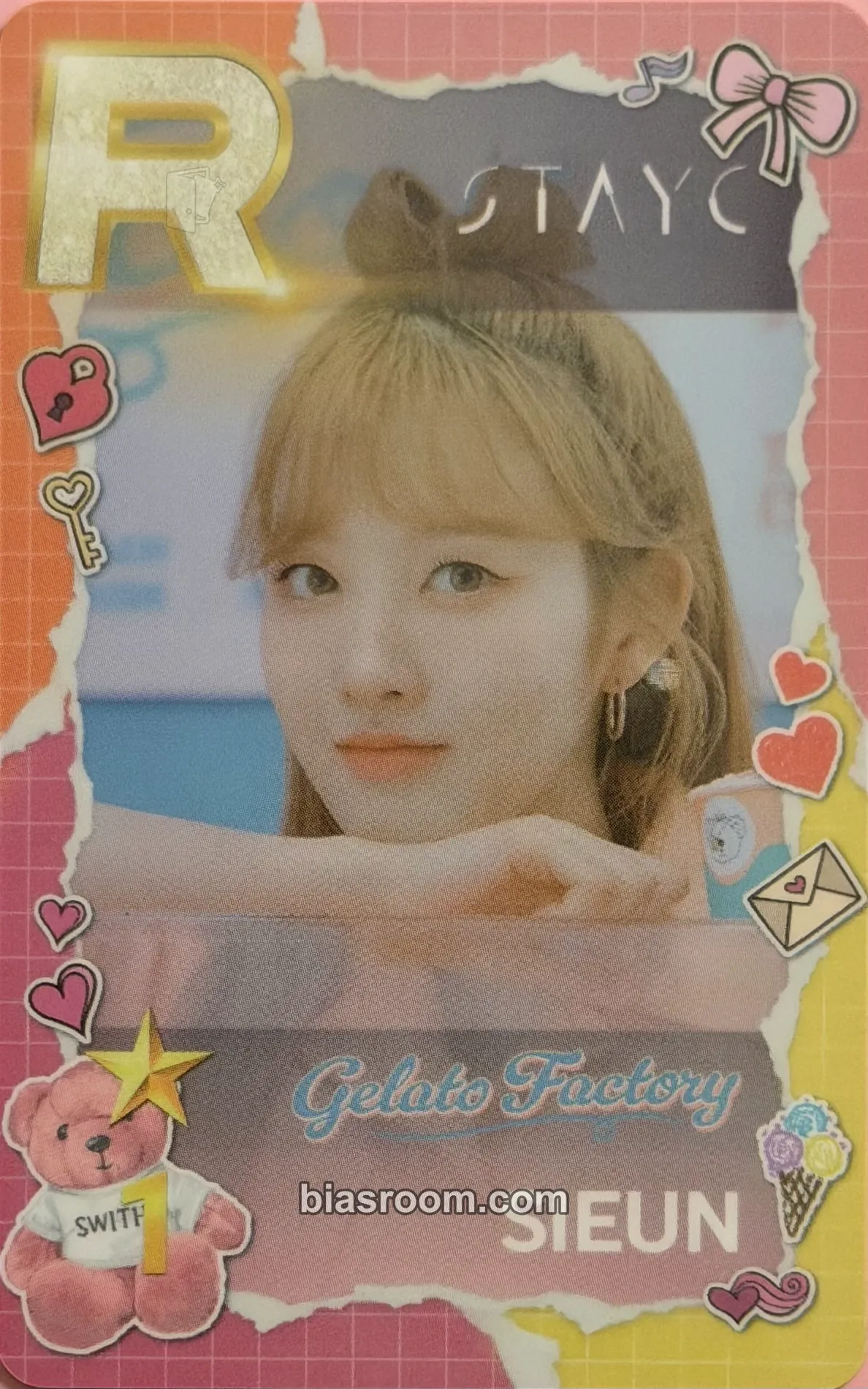 Sieun 2023 STAYC Fanmeeting ‘SWITH Gelato Factory’ Photocard - STAYC - STAYC K-pop photocard