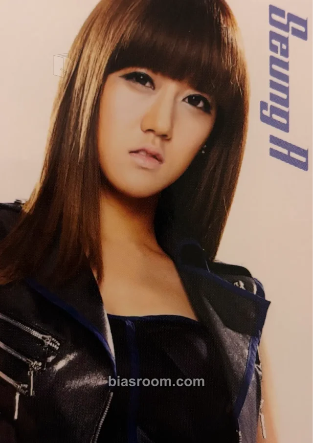 Rainbow - Seungah - A (Japanese Version) Album non-standard size trading card