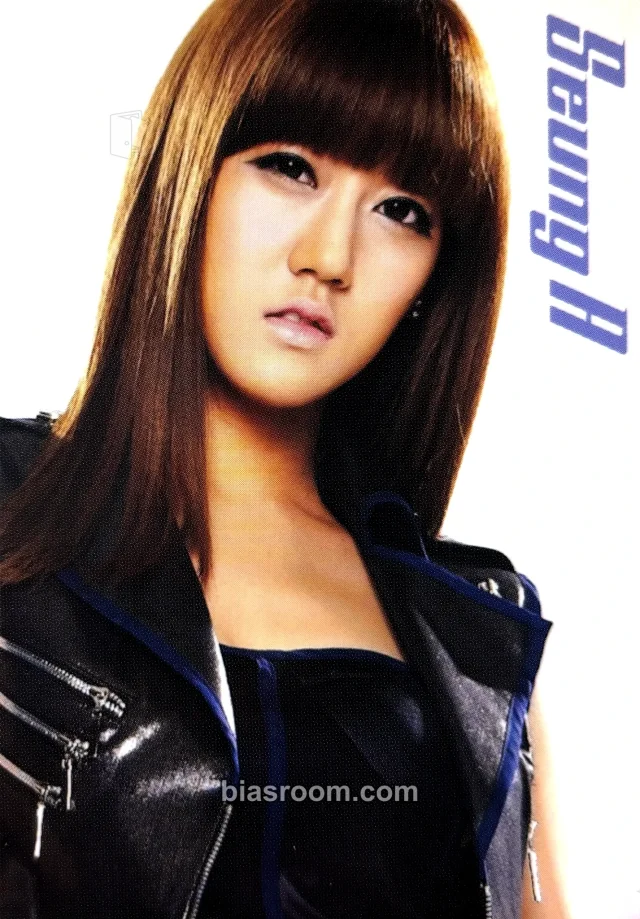 Rainbow - Seungah - A (Japanese Version) Album non-standard size trading card