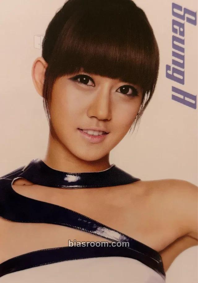 Rainbow - Seungah - A (Japanese Version) Album trading card non-standard size