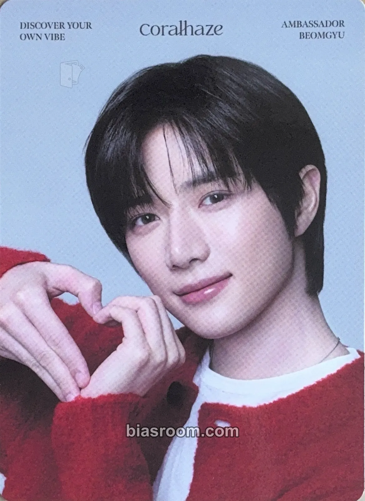 Beomgyu Coralhaze Photocard - TOMORROW X TOGETHER - TOMORROW X TOGETHER K-pop photocard